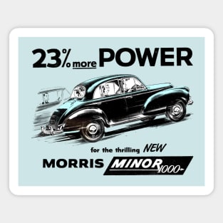 MORRIS MINOR - advert Magnet